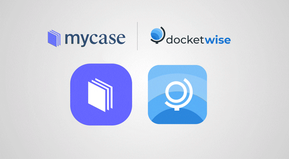 MyCase and Docketwise integration gif