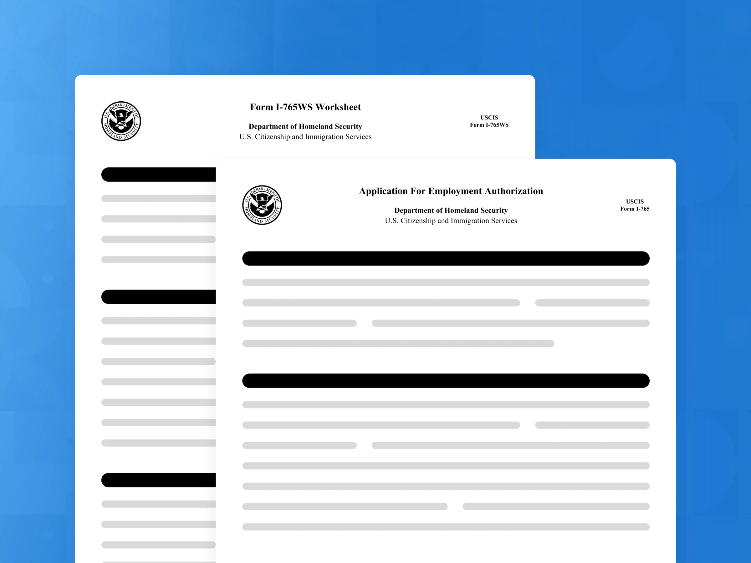 Announcement: Form I-765 and Form I765WS