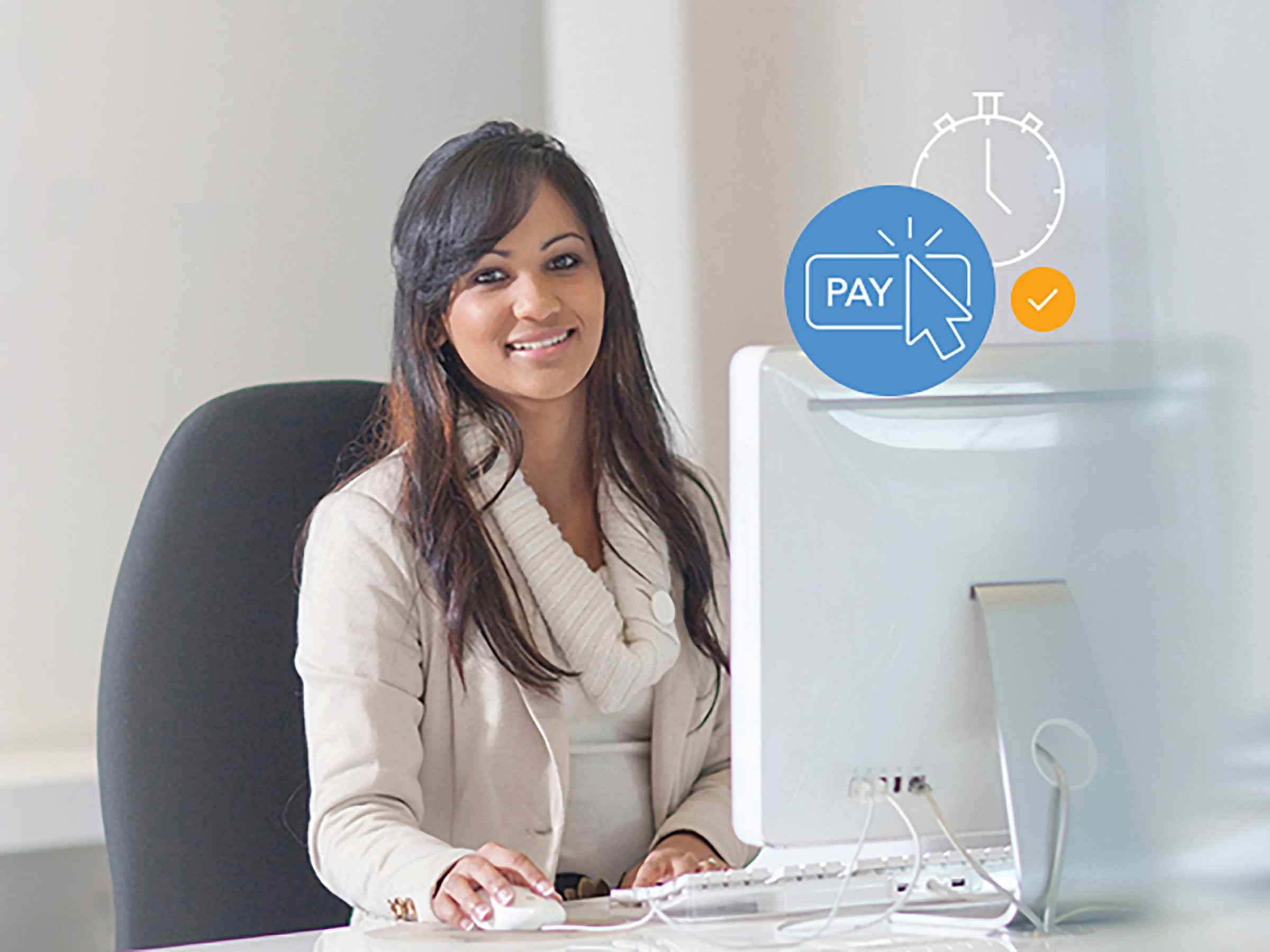 A women prepares for tax season