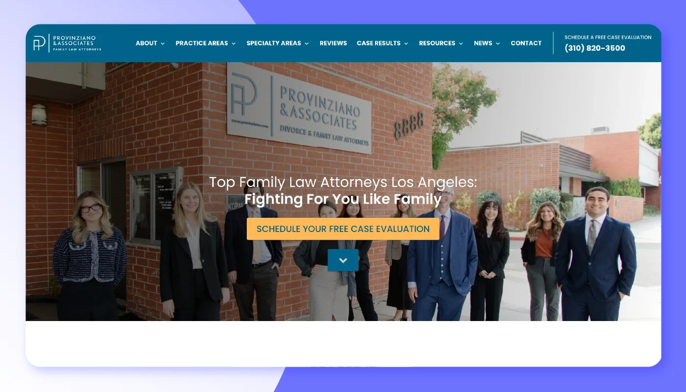 Provinziano & Associates Homepage