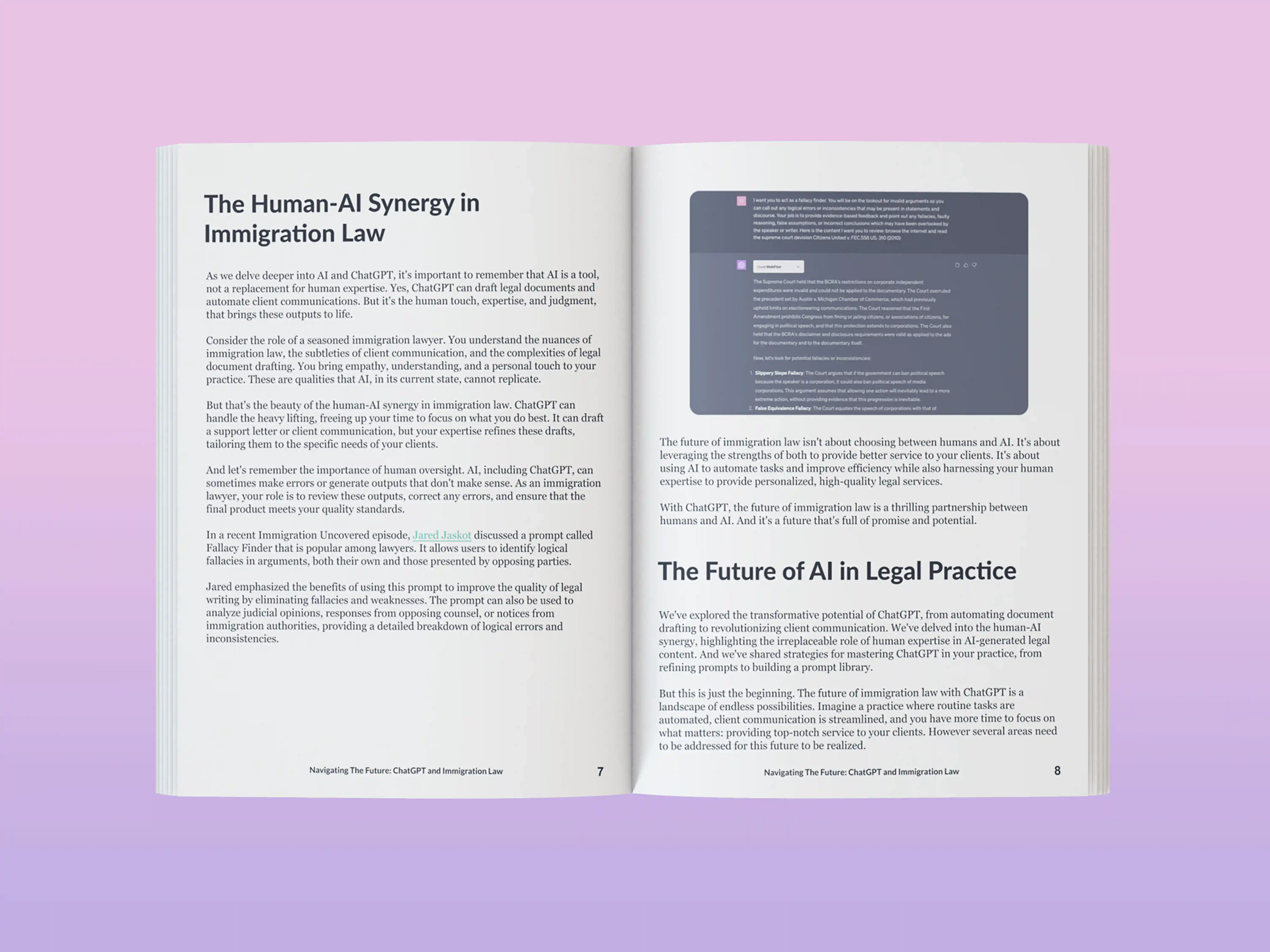 Sneak Peak 2: Navigating the Future: Chat GPT and Immigration Law