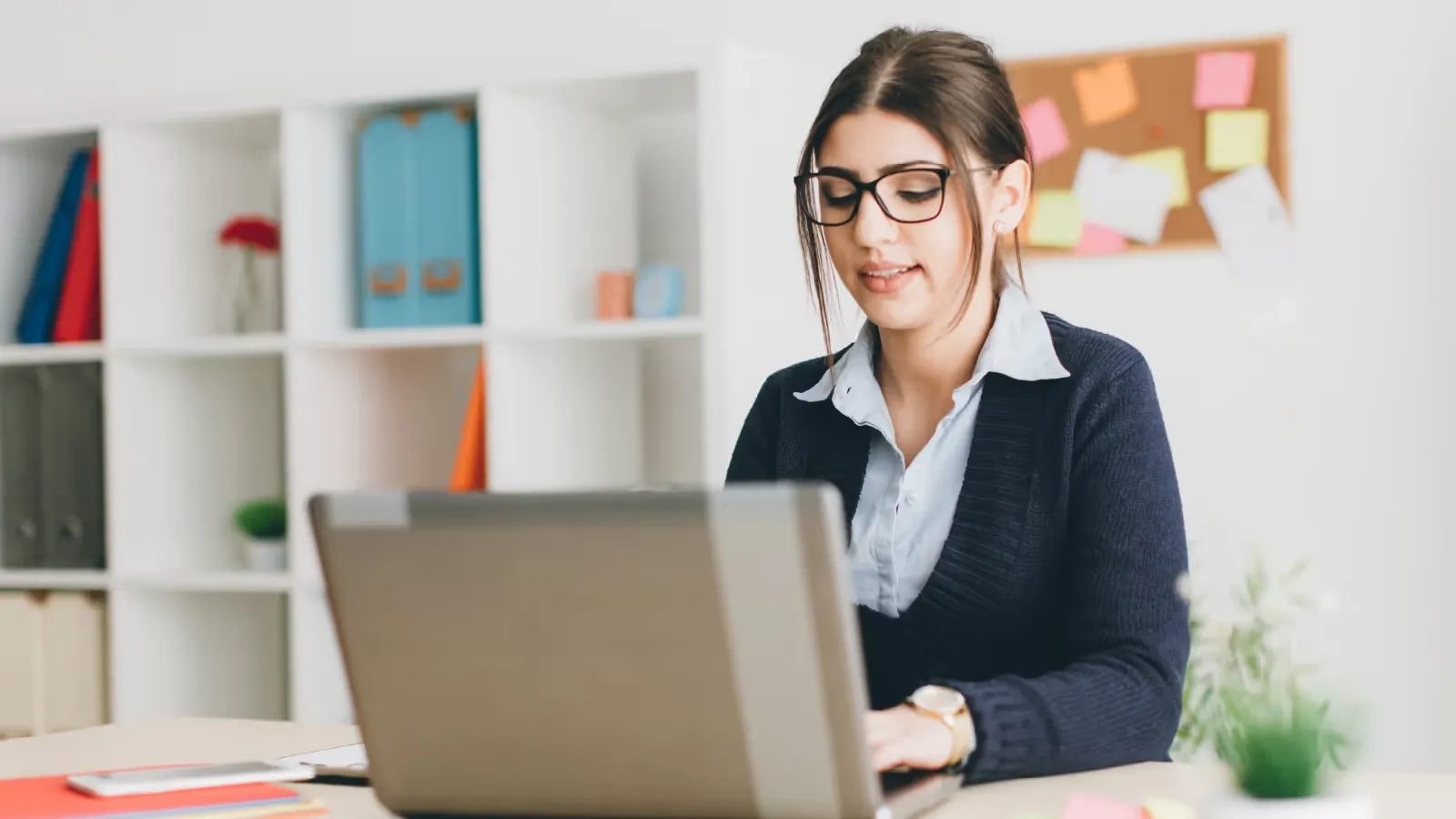 person typing on computer