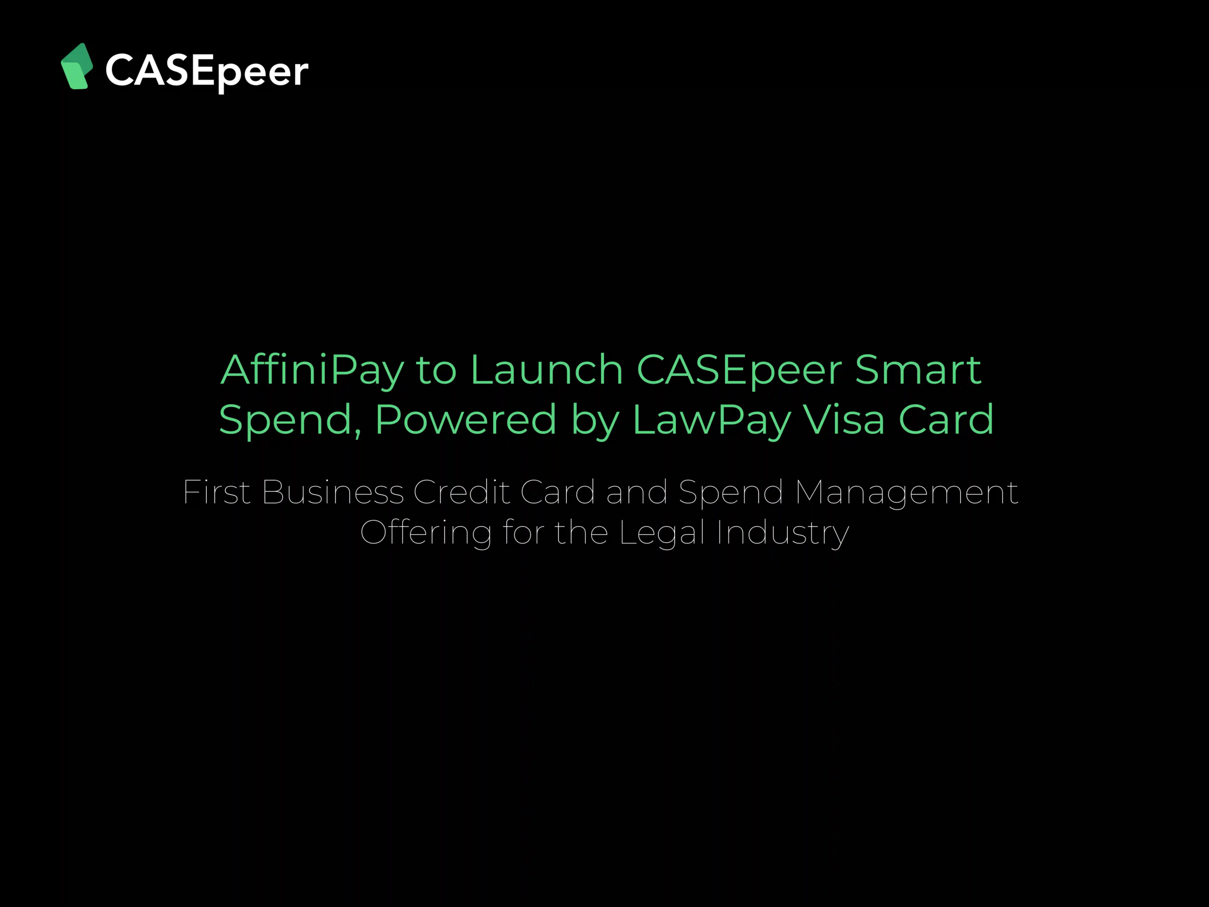 Product Announcement: AffiniPay and CASEpeer Smart Spend