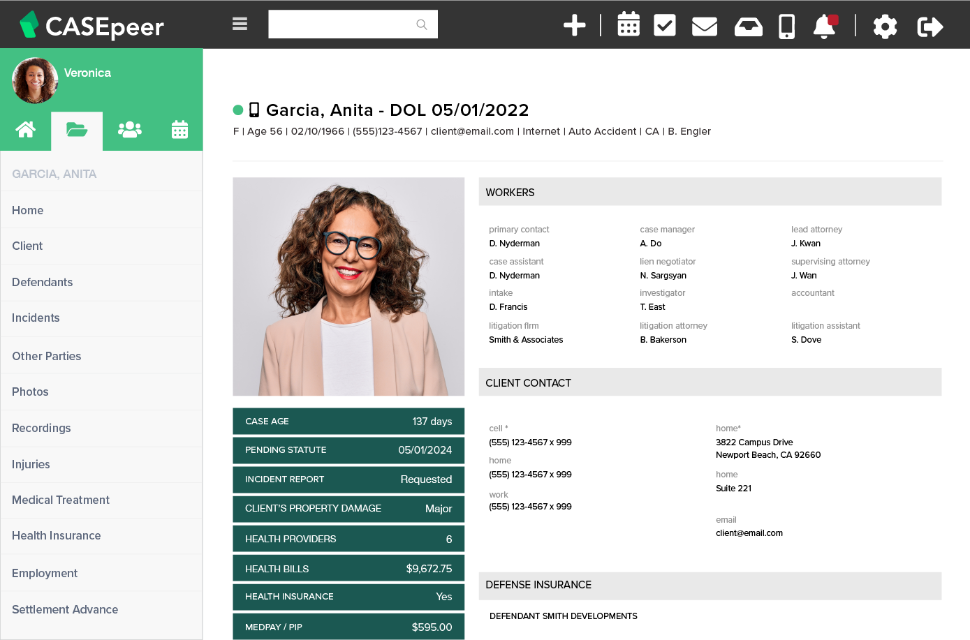 CASEpeer Landing Page
