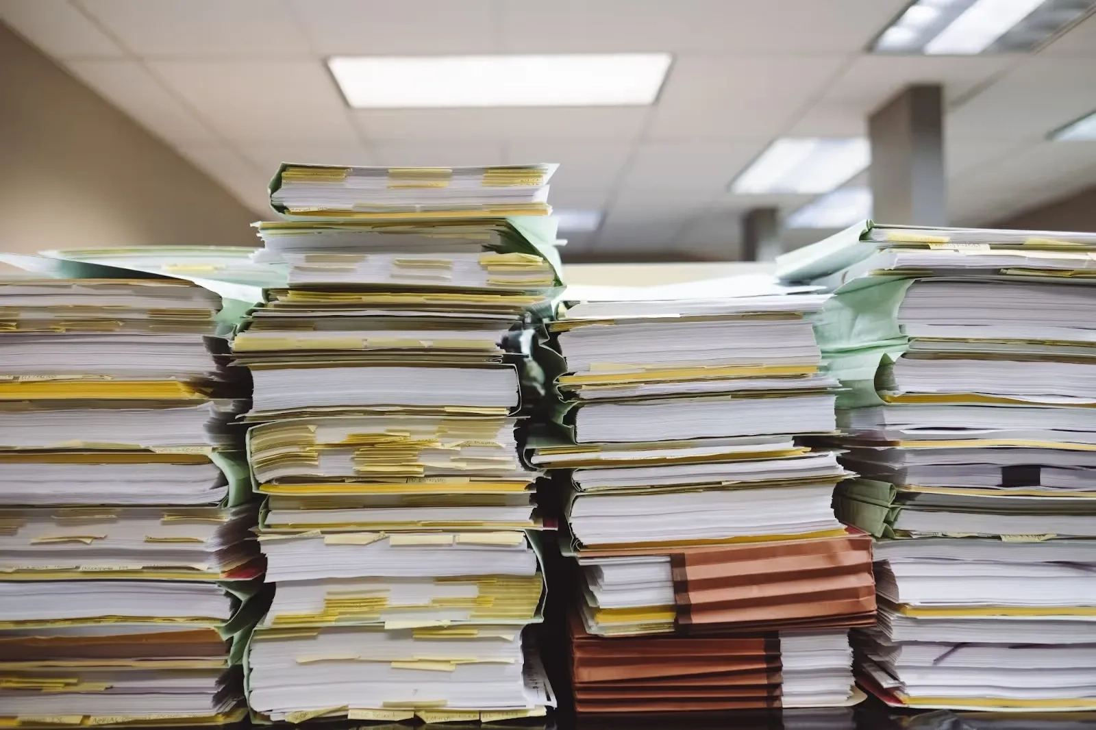 stack of papers