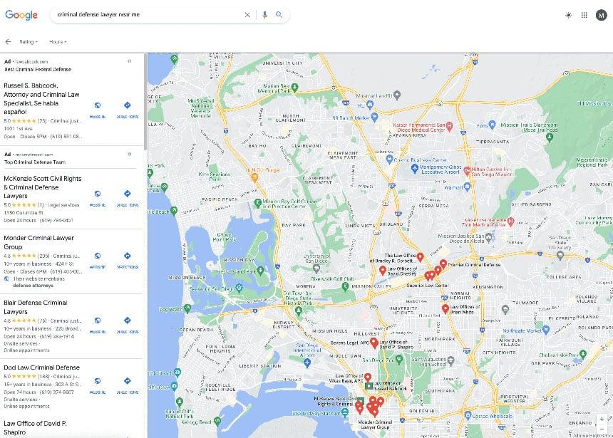 Use Google Maps to get in front of prospects, and then lead management software to push them down the funnel. Visit MyCase to learn more