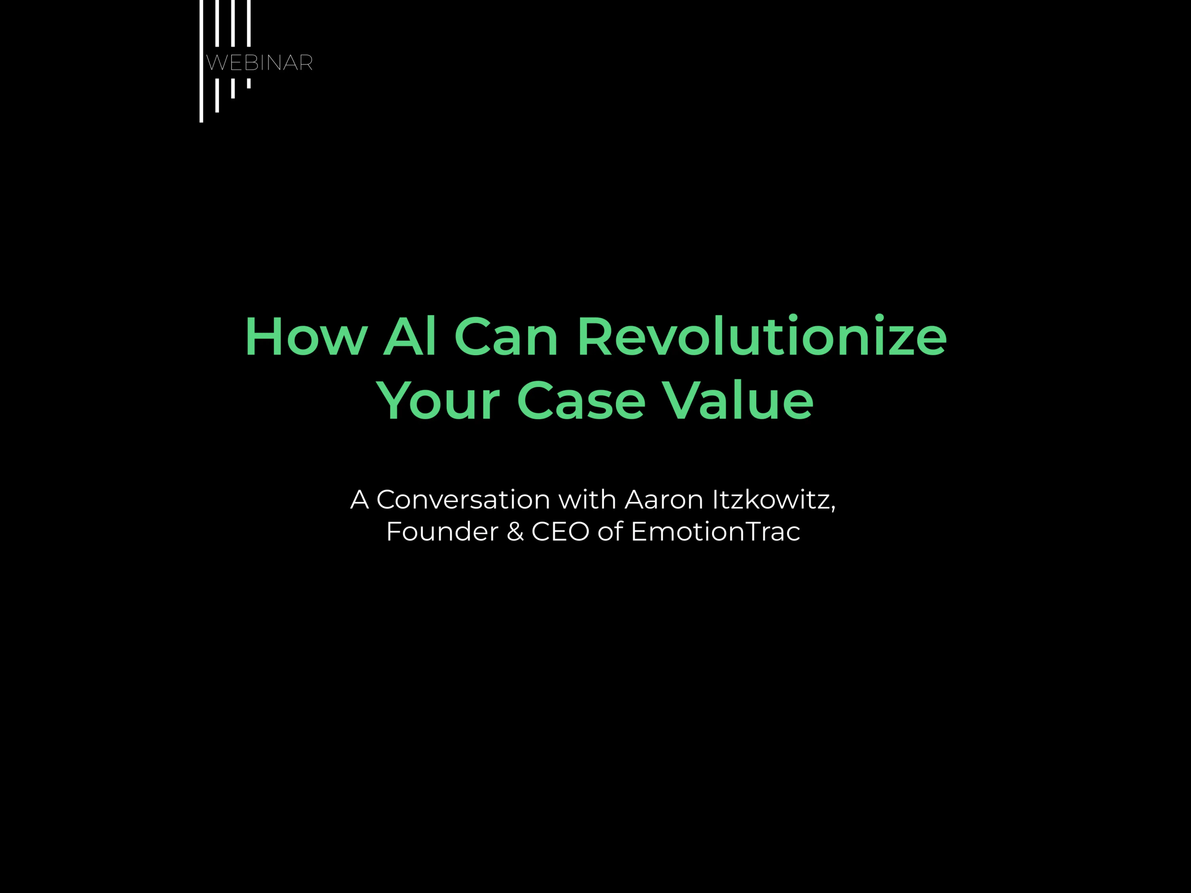 A Conversation With Aaron Itzkowitz Cover