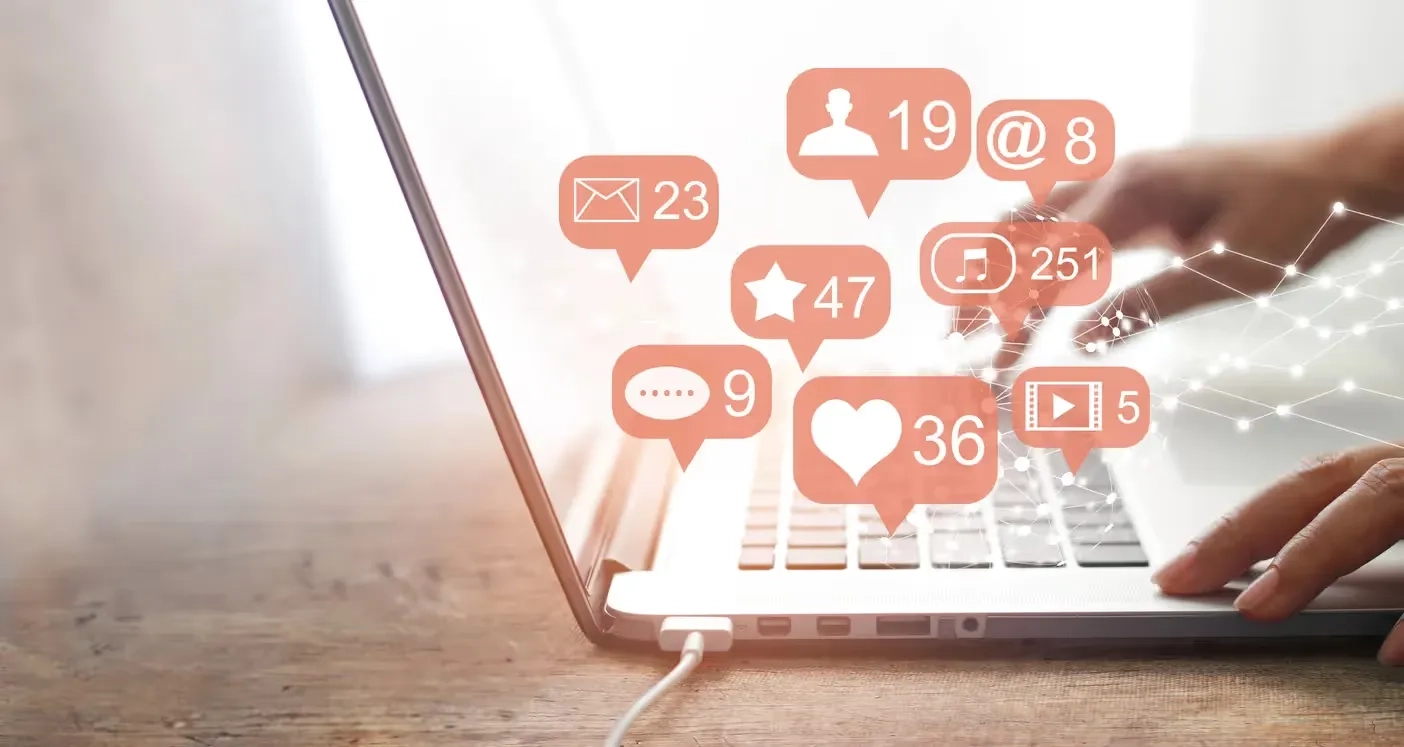 Social media notifications