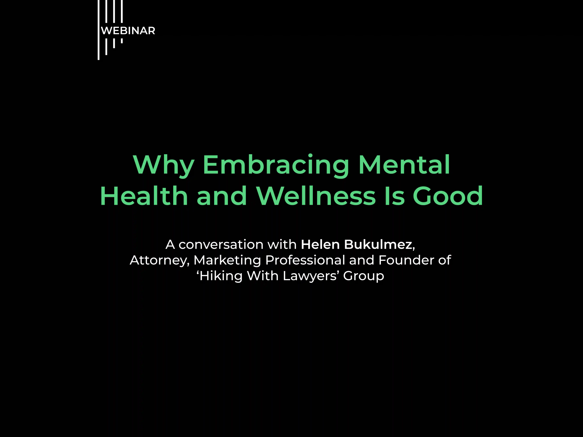 A Conversation With Helen Bukulmez