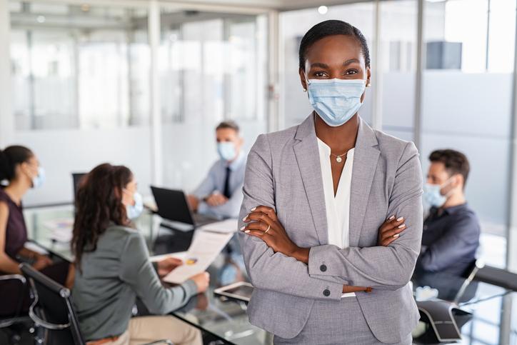 People in mask