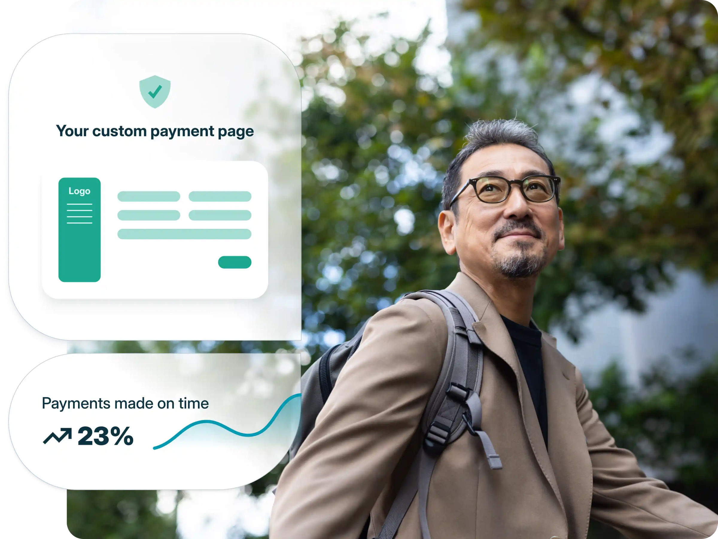 Payments made on time went up by 23%