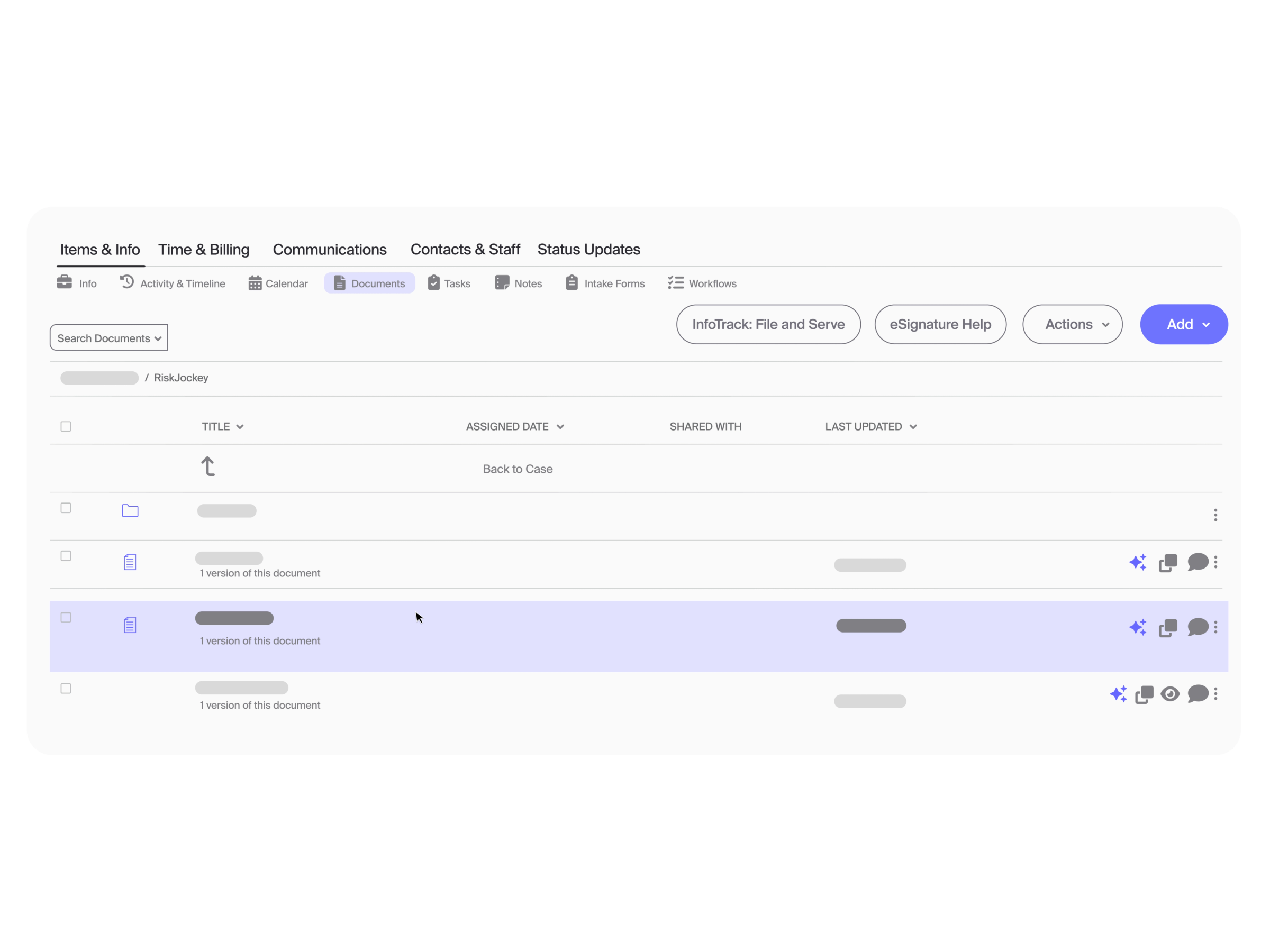 Simplify Evidence Management