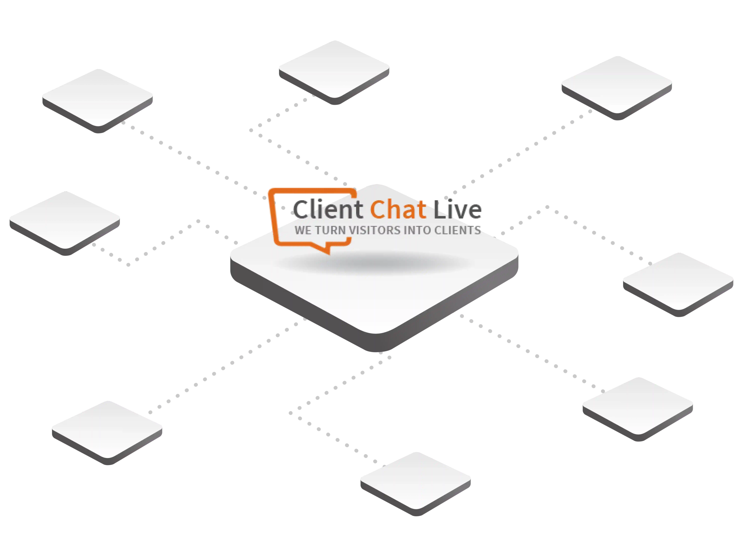 Client Chat Live Integration Illustration