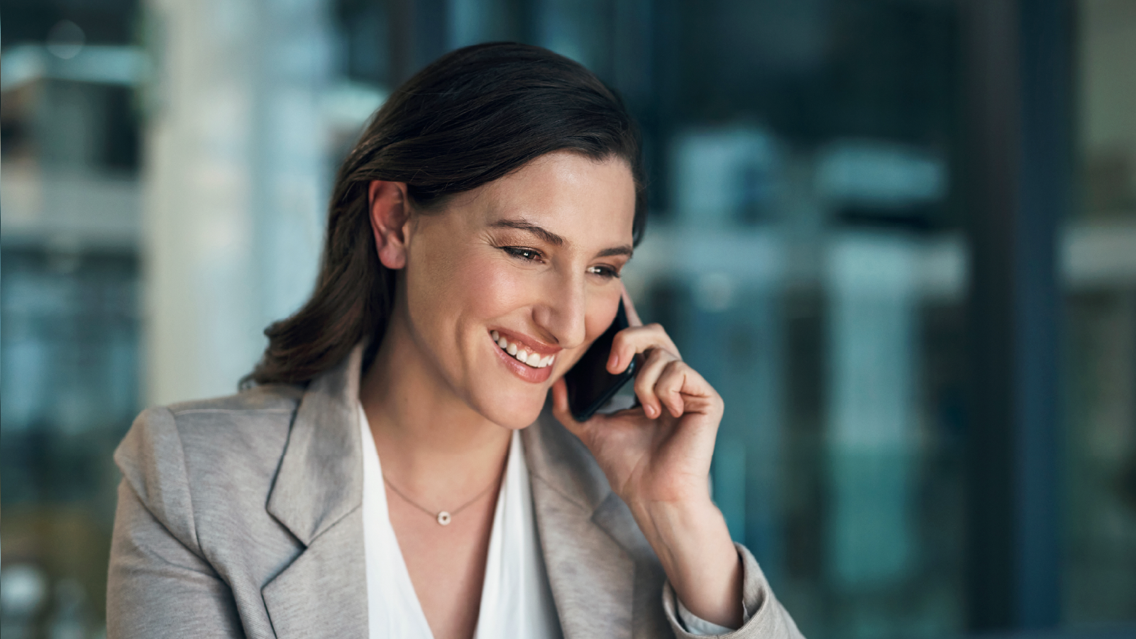 woman speaking on the phone
