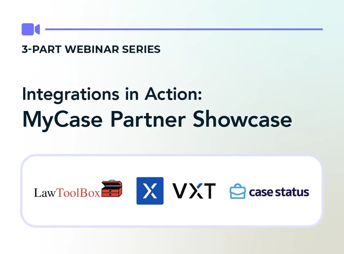 MyCase Partner Showcase