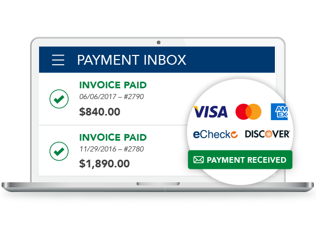 Laptop showing partner technology