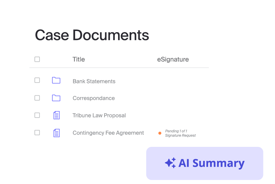 AI summary by MyCase
