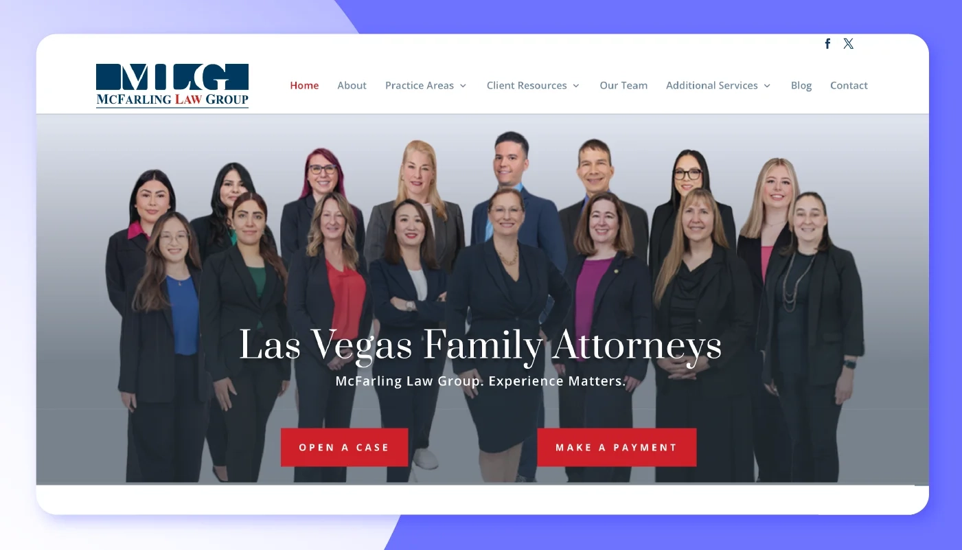 McFarling Law Group Homepage
