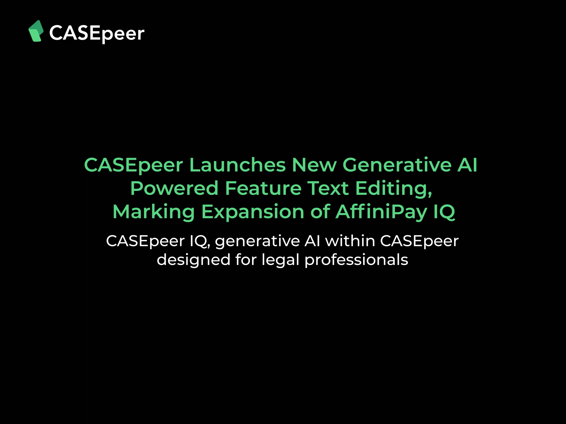 Product Announcement: AffiniPay IQ Text Editing