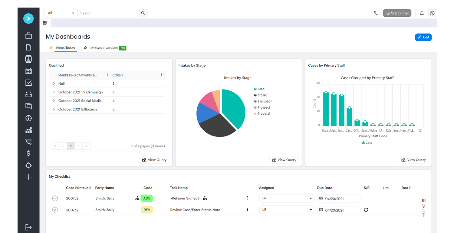 Assembly Software Dashboard