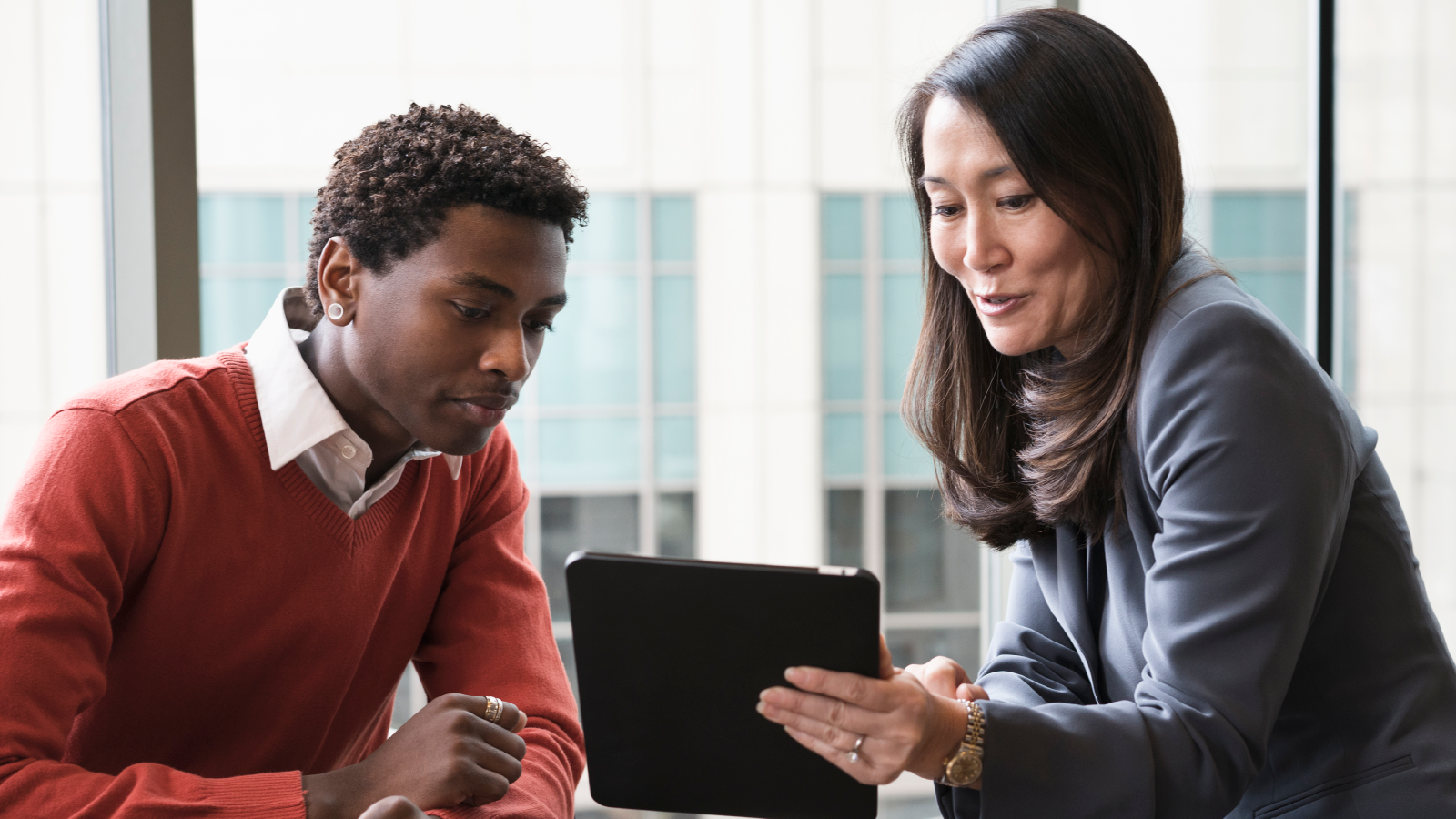 People discussing the H-1B process