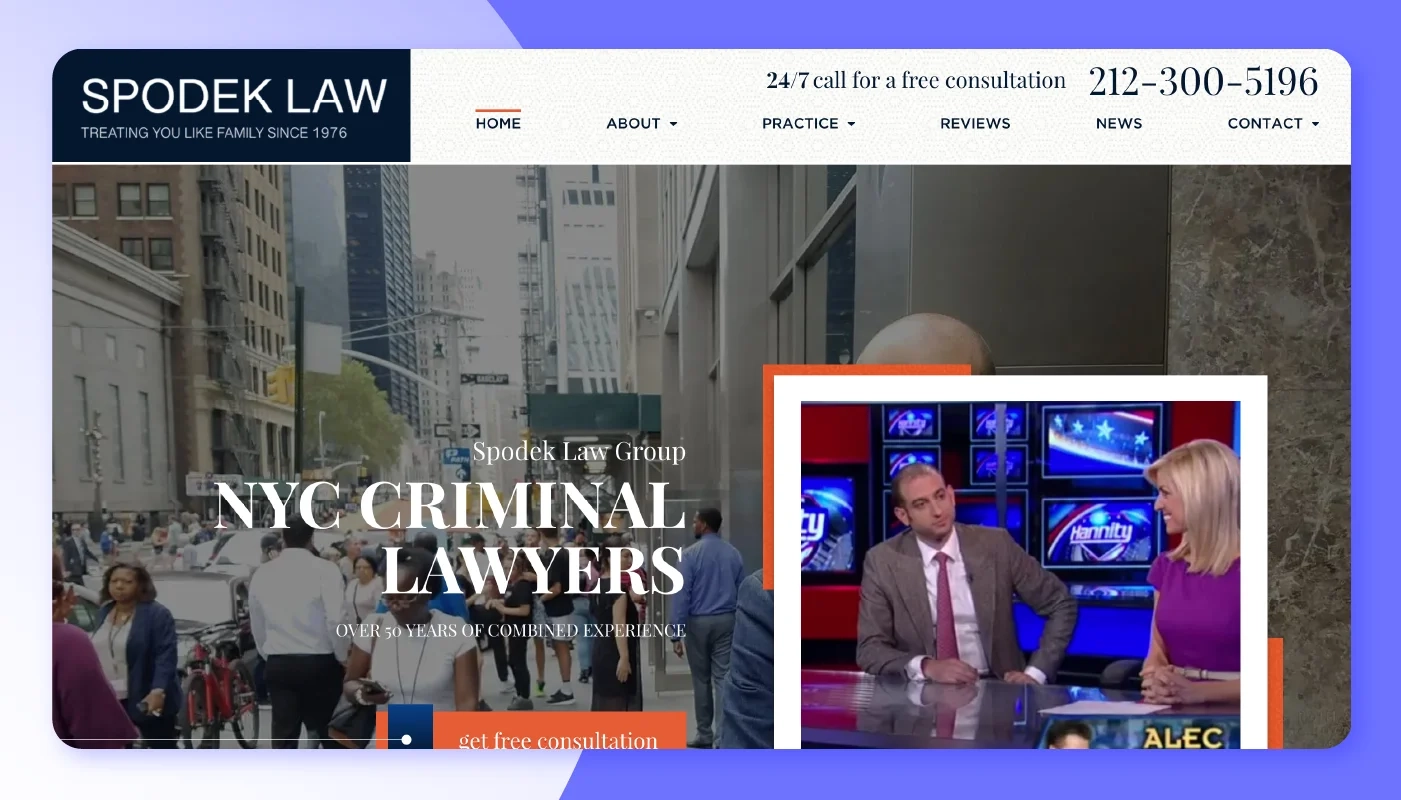 Spodek Law Homepage