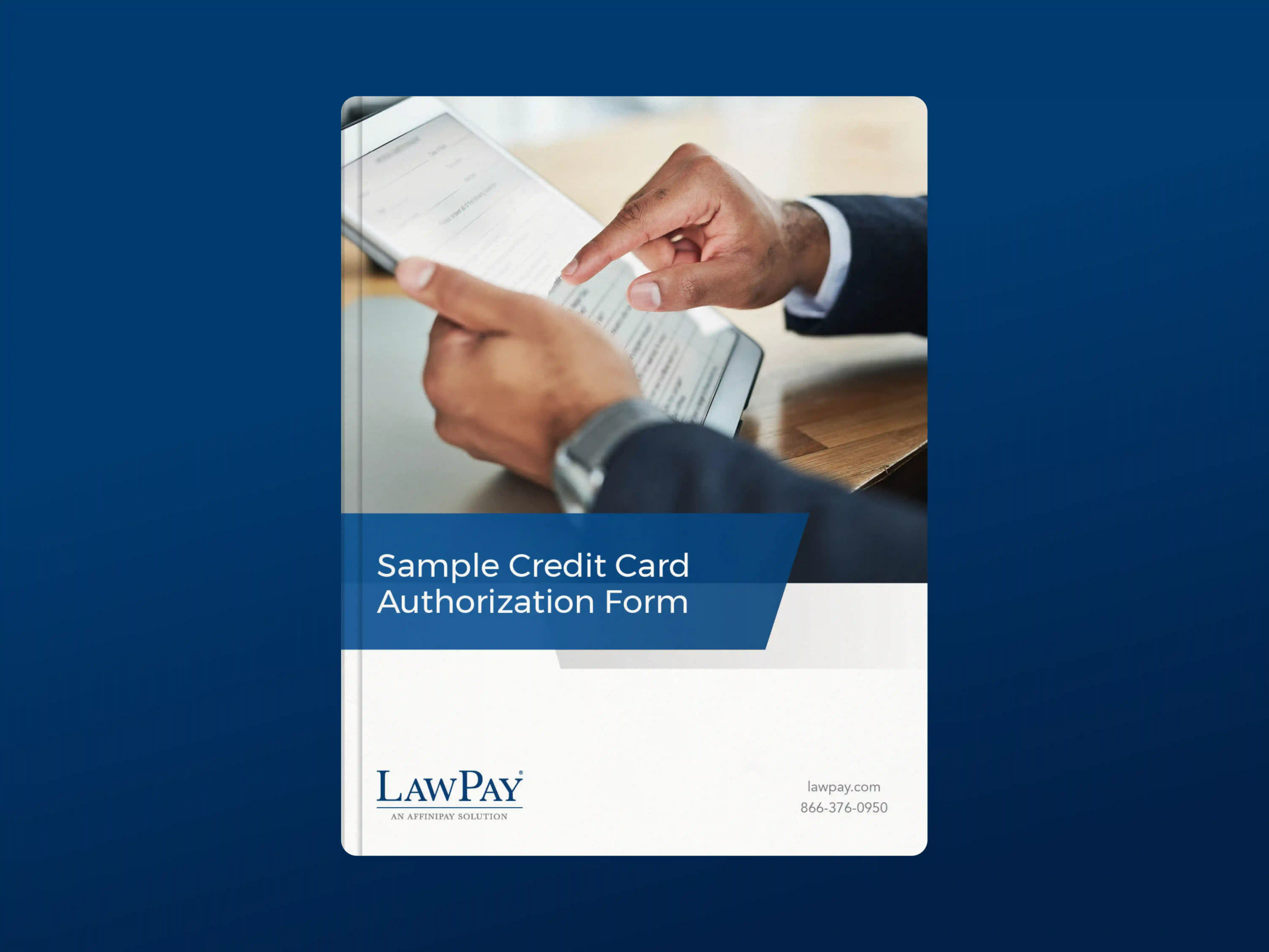 Sample Credit Card Authorization Forms | LawPay, image size:2400x1800