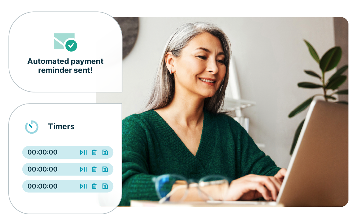 Automated payment reminder  graphic