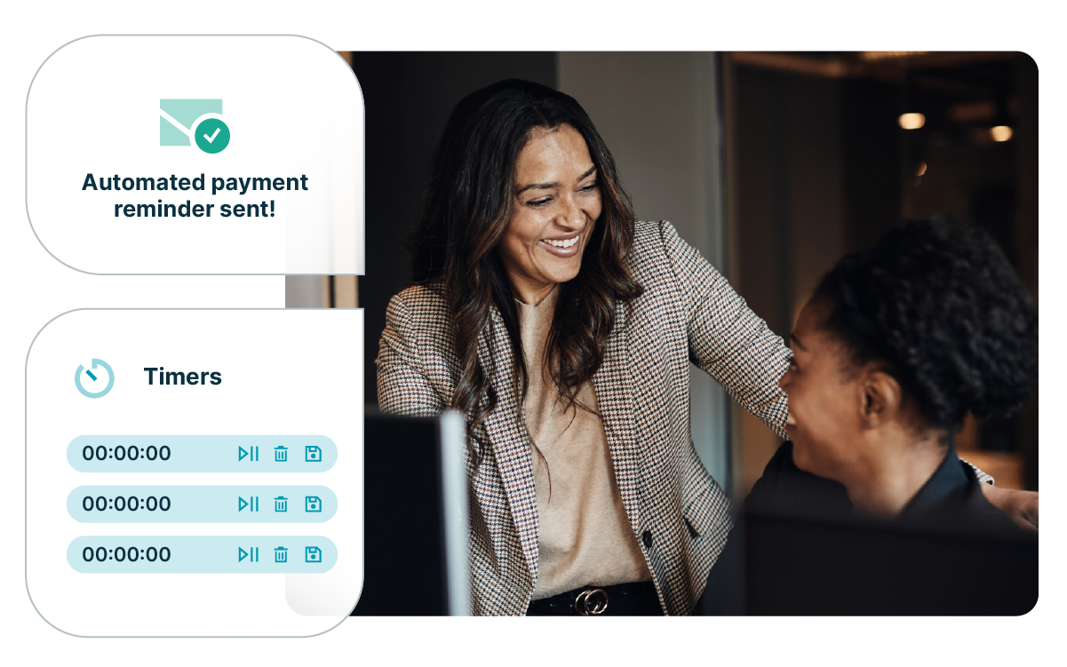 Automated payment reminder graphic