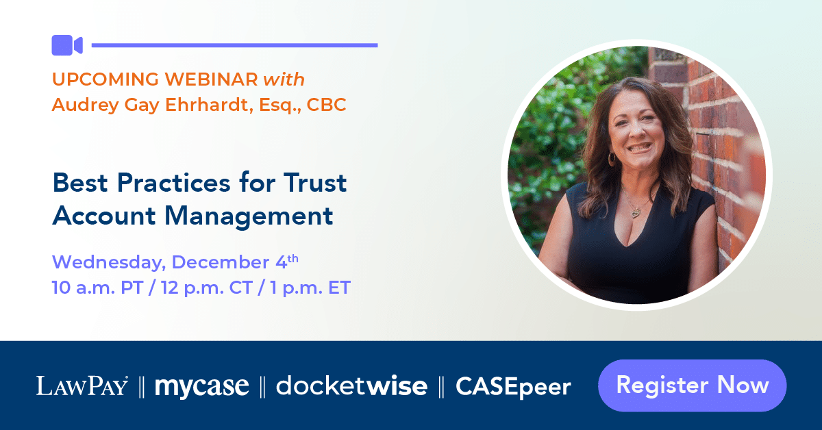 Financial Wellness for Law Firms: Best Practices for Trust Account Management