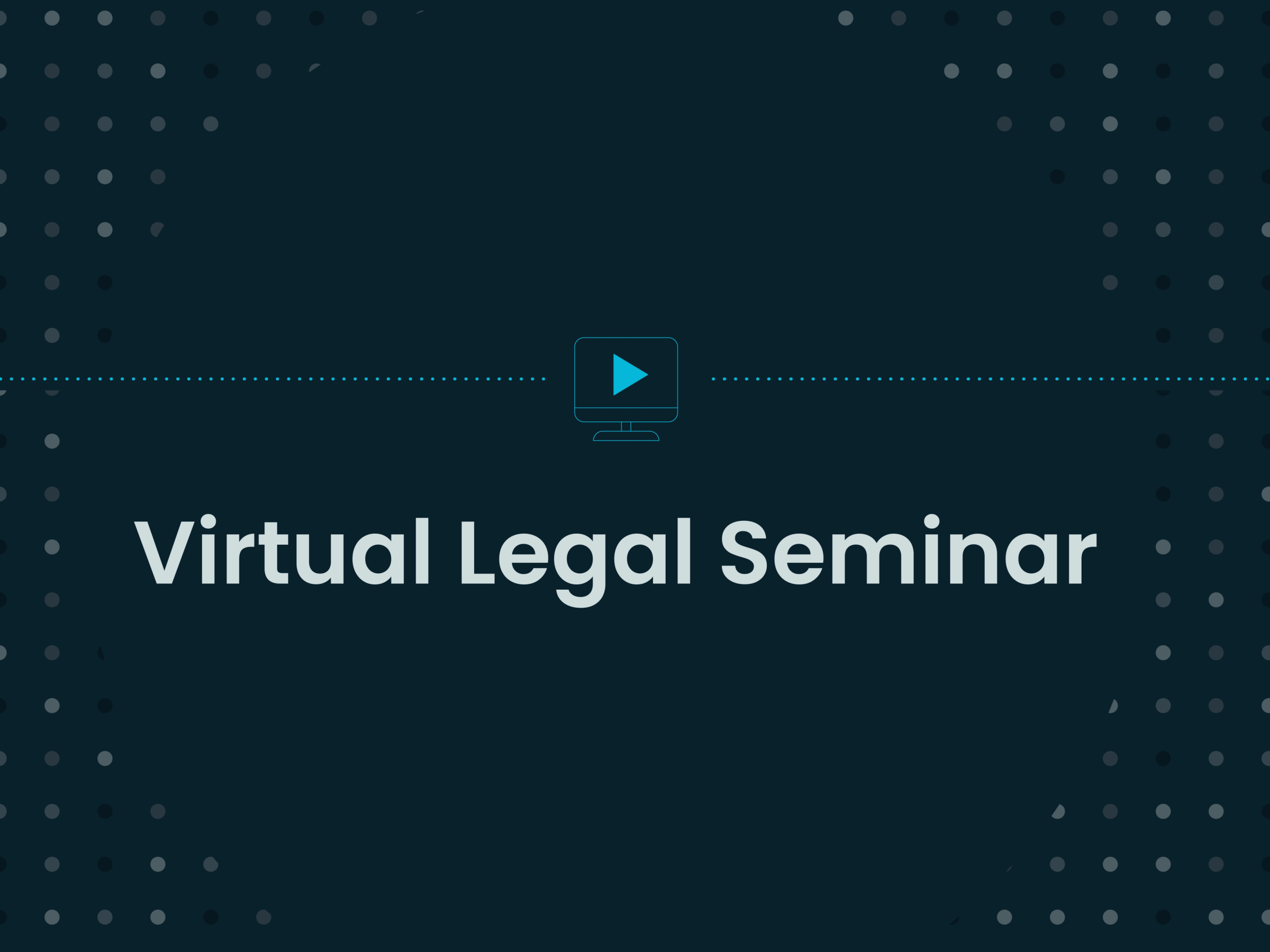 Affinipay's Virtual Legal Seminar Cover