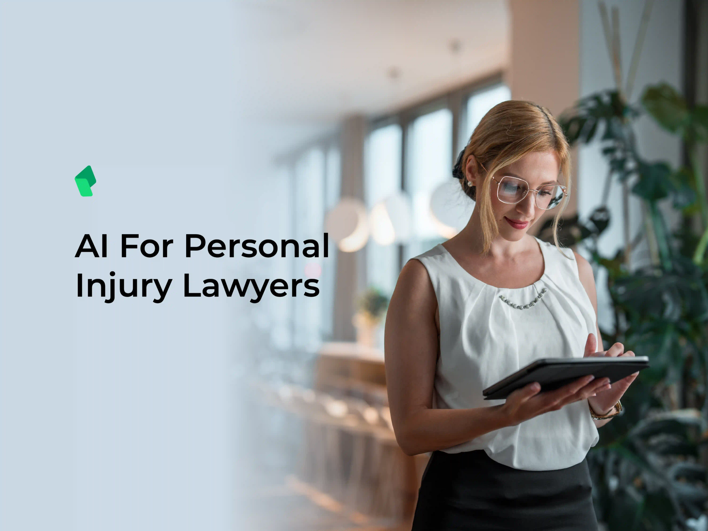 Personal injury lawyer evaluating AI tools