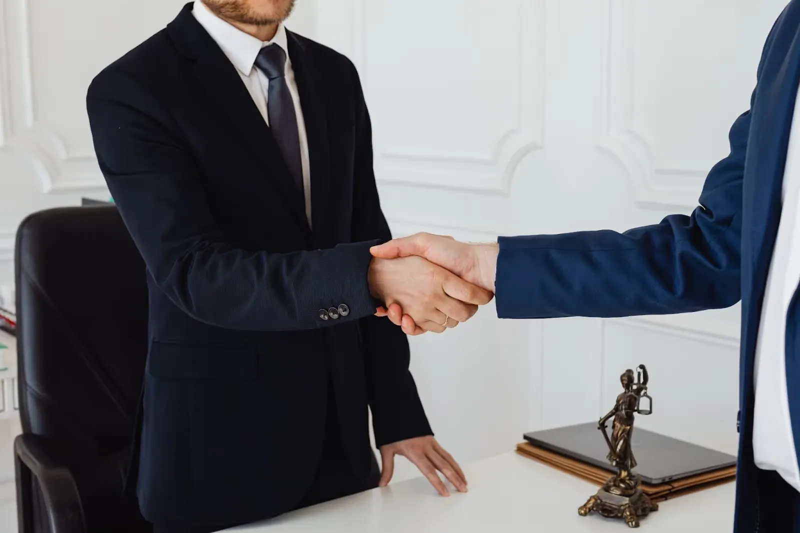lawyers shaking hands