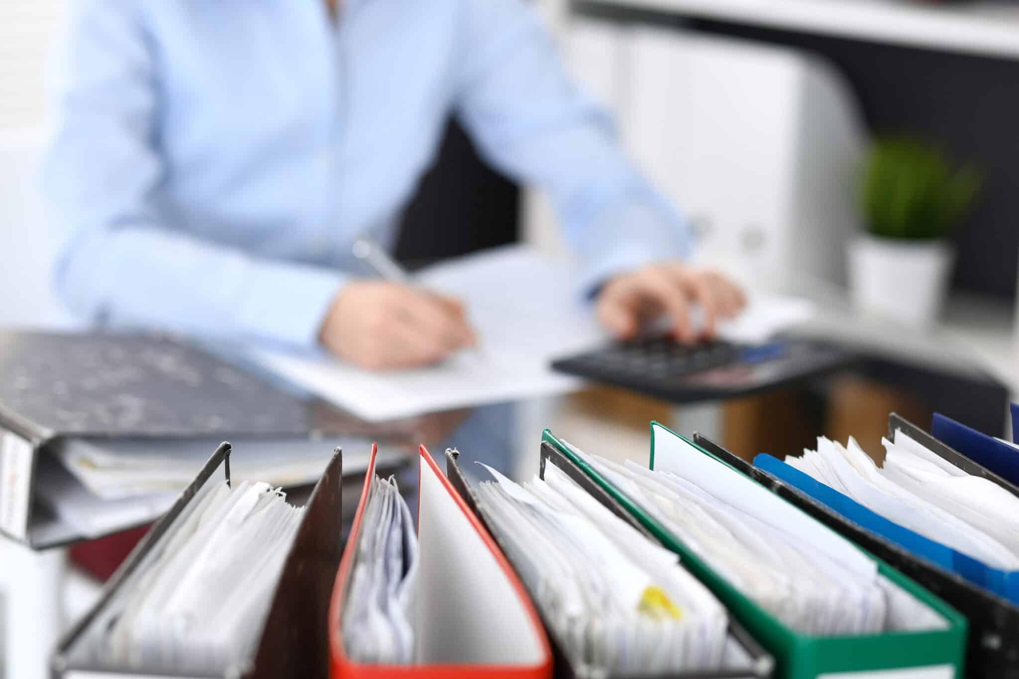 working with binders in foreground