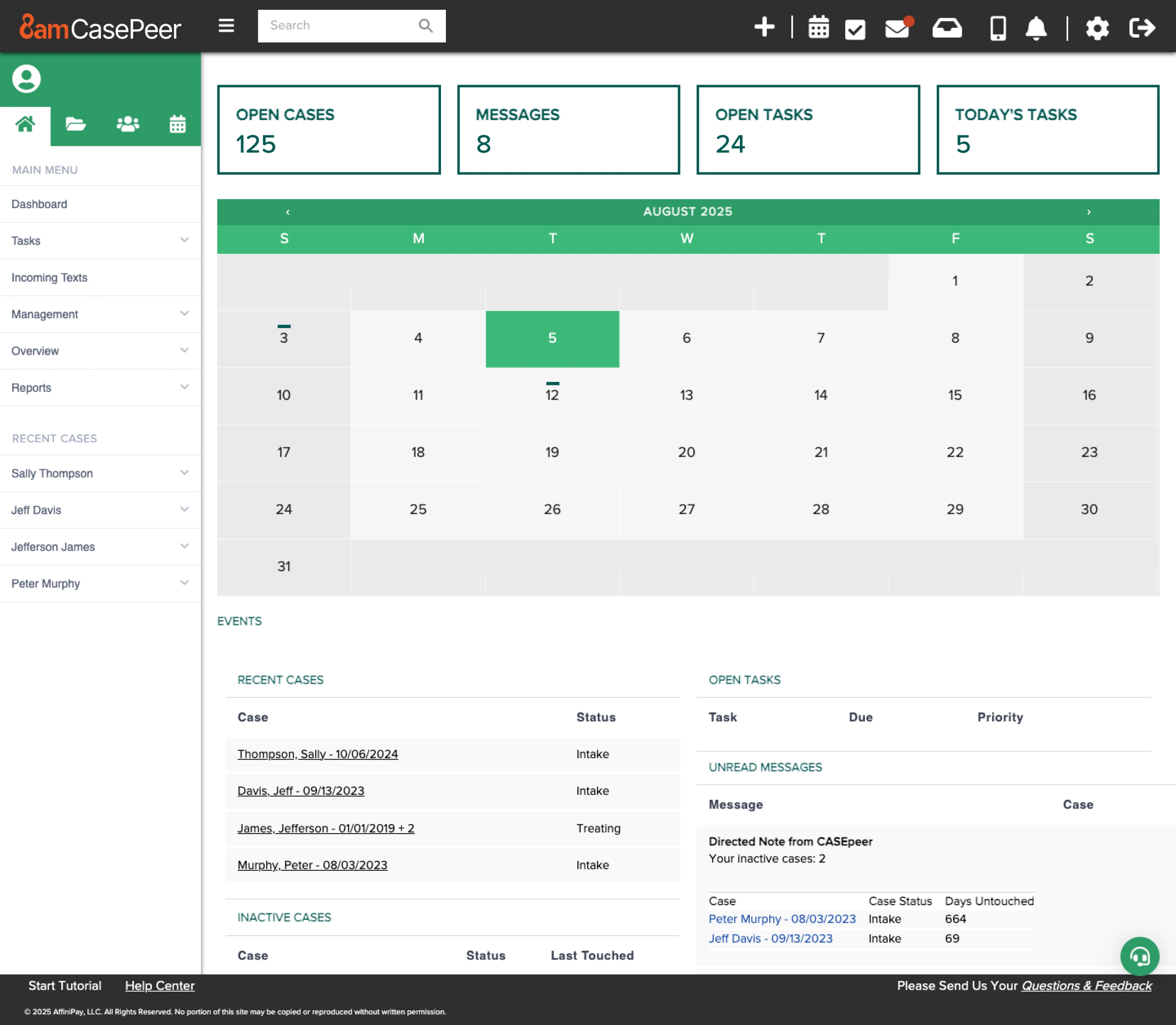 CasePeer expanded hero