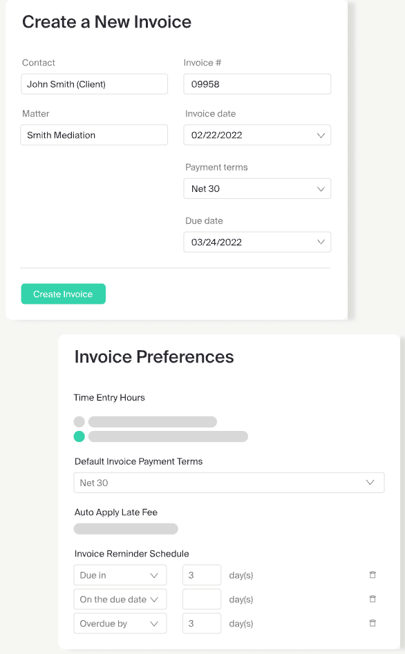 Lawyer billing software with legal invoicing reduces time-consuming manual processes.