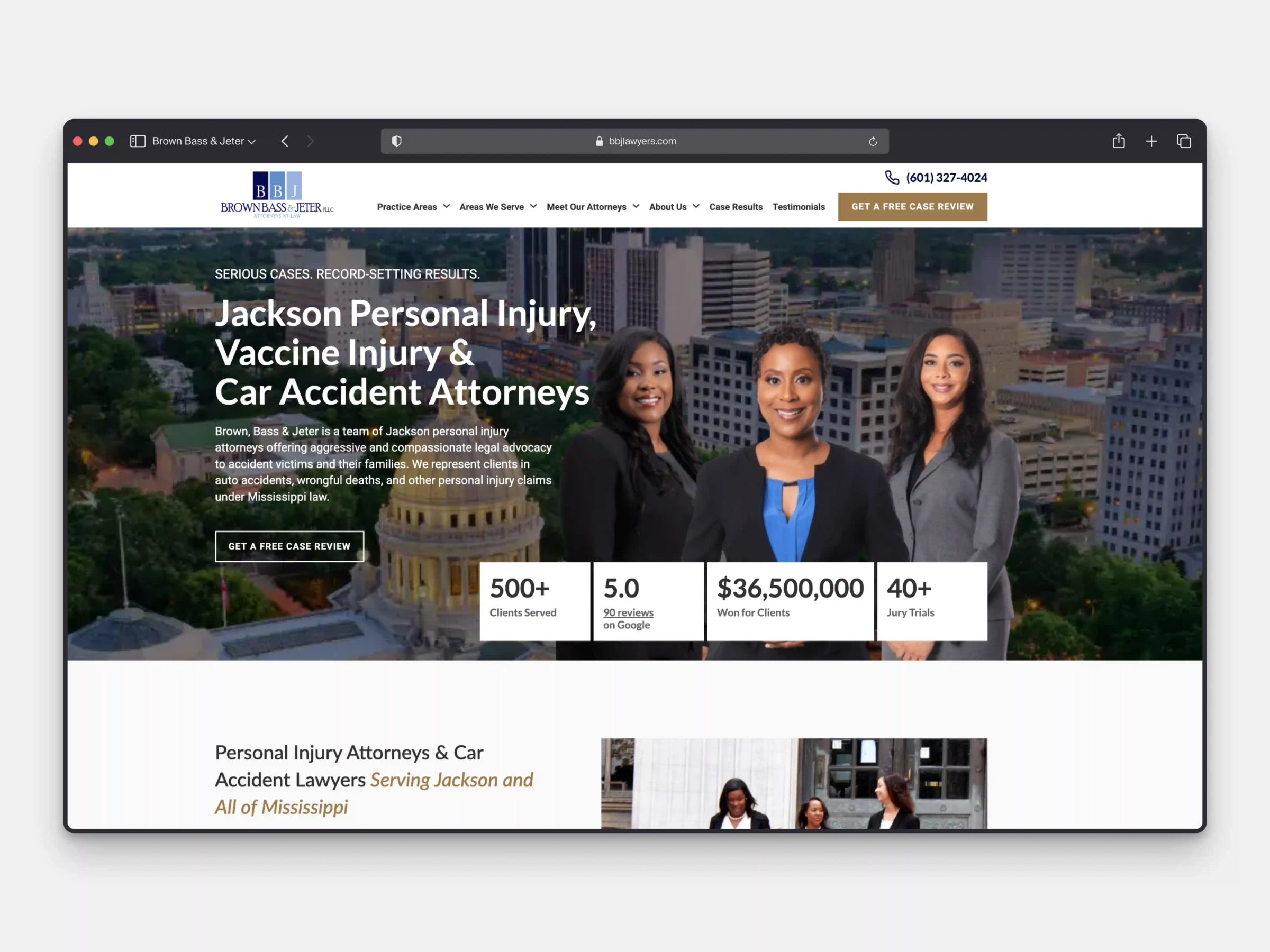 Brown, Bass, & Jetter Website