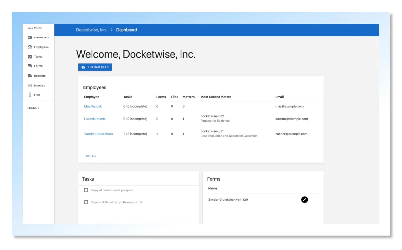 Docketwise’s HR Portal Empowers Immigration Lawyers