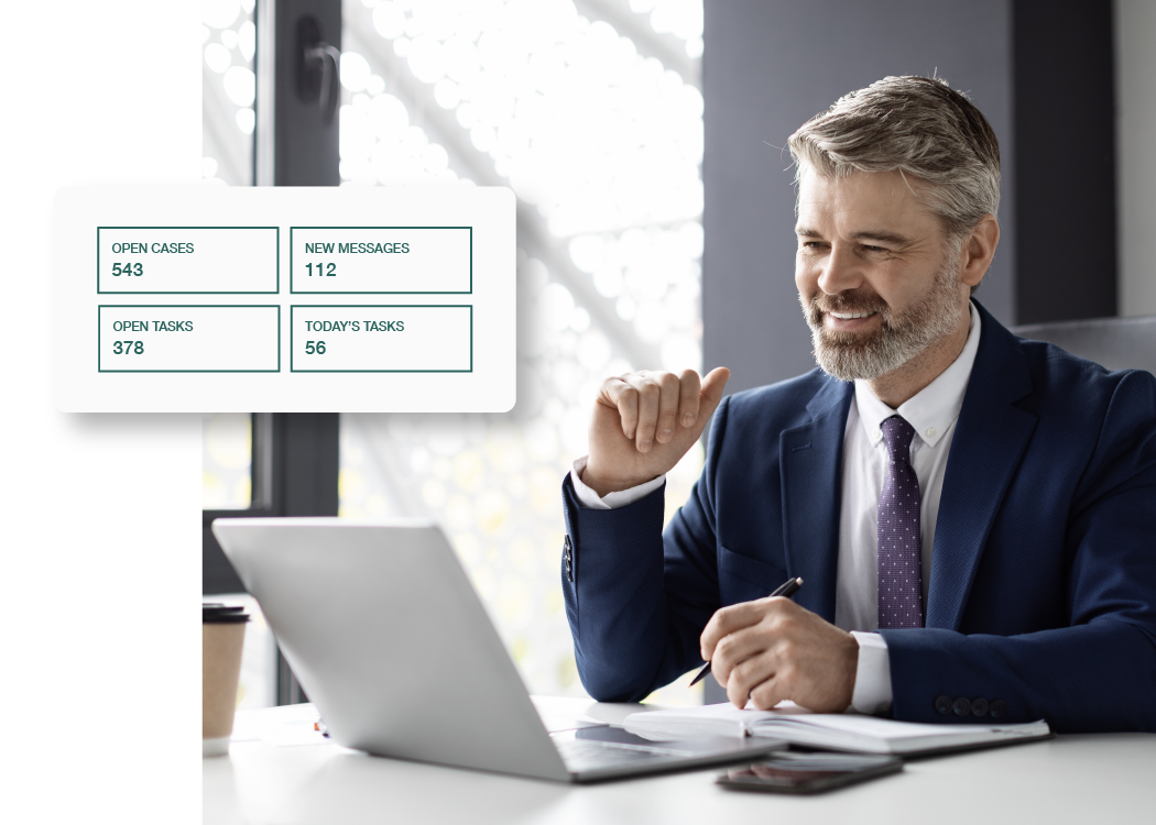 A lawyer looks at the the number of tasks he has to do for the day