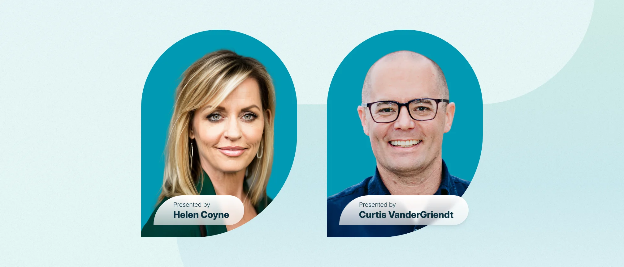 Helen Coyne and Curtis VanderGriendt headshots
