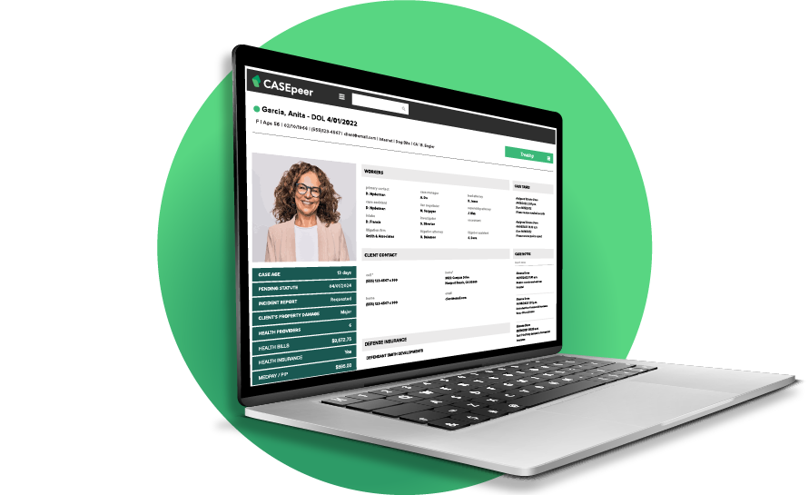 CASEpeer's Advanced Tier empowers your law firm to scale with success. Leverage all of CASEpeer's features.