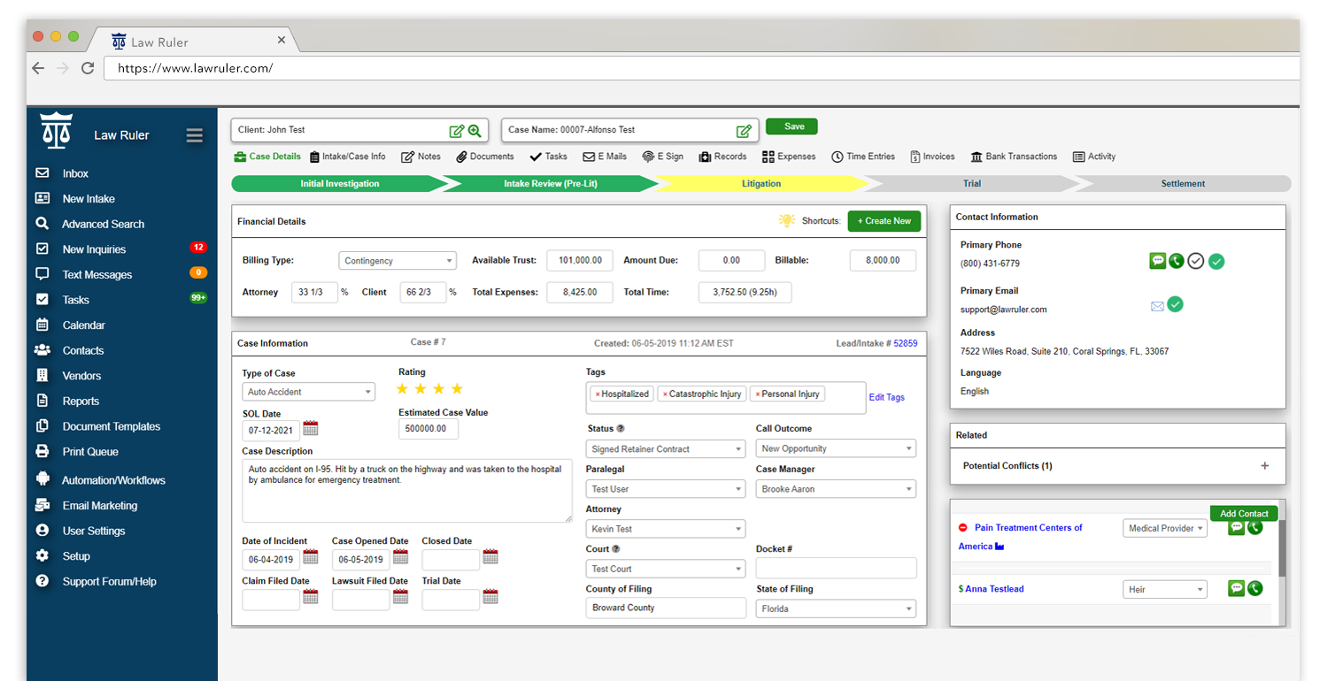 Screenshot: Law Ruler