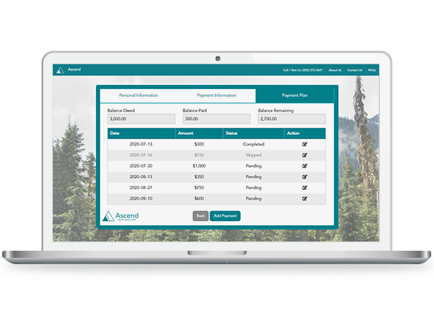 Laptop showing partner technology