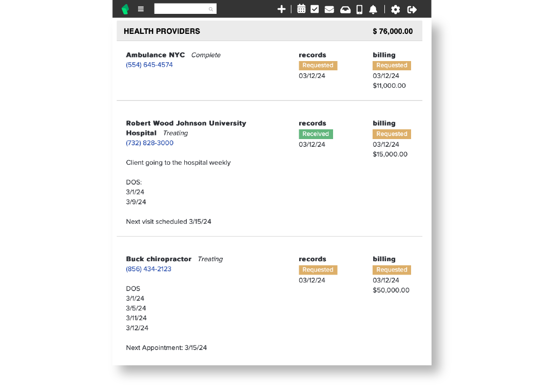 Communicate clearly with clients and treatment providers