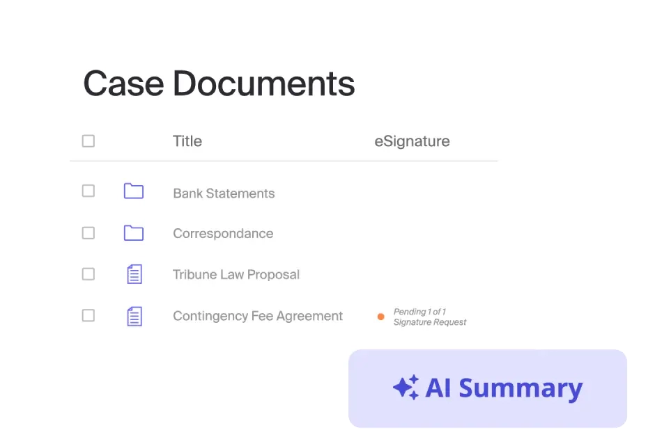 Preview Legal Document Summaries