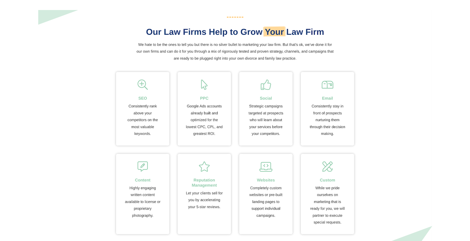 Our law firms help to grow your law firm