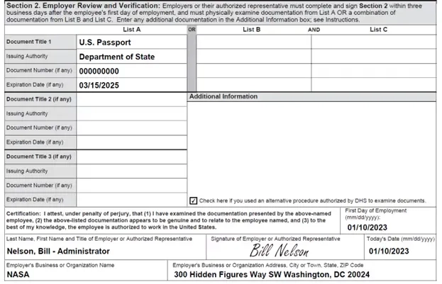 Form Sample
