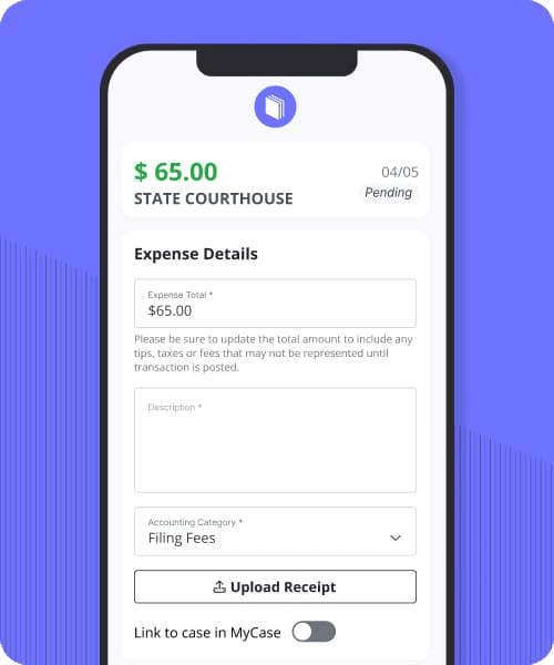 Never miss billing for another reimbursable expense again— imagine no more lost revenue due to untracked and unbilled client expenses.