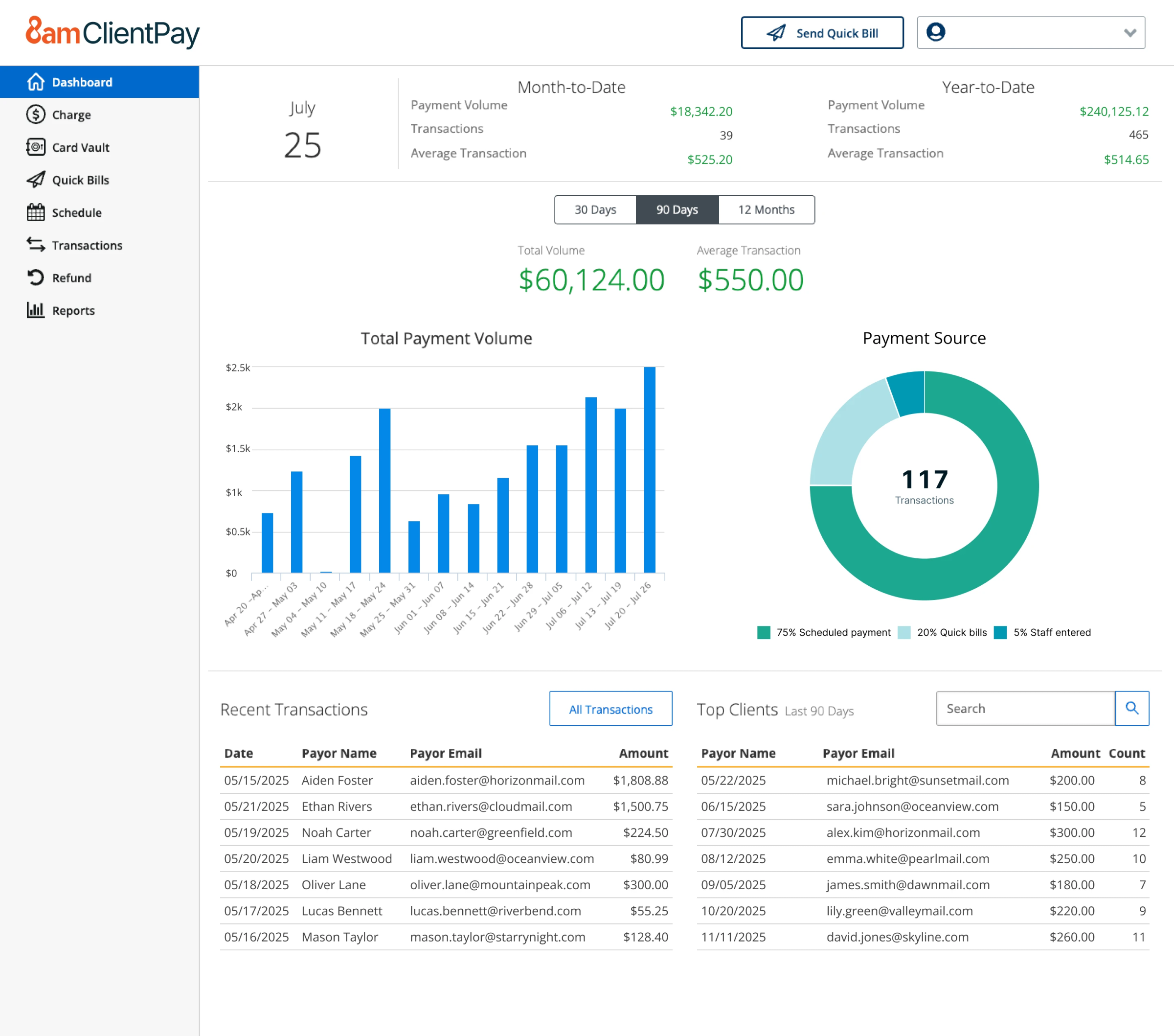 ClientPay expanded hero