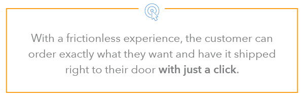 With one-click purchasing, customers can avoid extra steps like adding to cart, adding payment information, and selecting shipping options